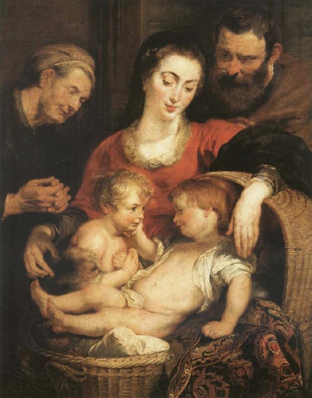 Peter Paul Rubens The Sacred Family with Holy Isabel